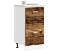 Berkfield Bottom Cabinet Lyon Old Wood 40X46X81.5 Cm Engineered Wood