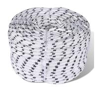 Berkfield Braided Boat Rope Polyester 8 mm 500 M White