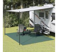 Berkfield Camping Floor Mat Green 4X3 M