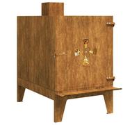 Berkfield Camping Stove 35X50X60 Cm Corten Steel
