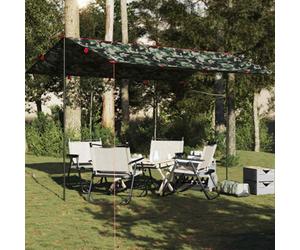 Berkfield Camping Tarp Camouflage 406X306 Cm Waterproof