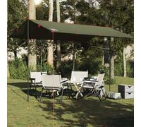 Berkfield Camping Tarp Olive Green 406X306 Cm Waterproof