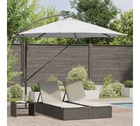 Berkfield Cantilever Banana Parasol Sand 294 X 294 X 248 Cm