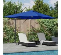 Berkfield Cantilever Roma Parasol Blue, Black 352 X 251 X 265 Cm