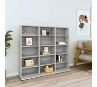 Berkfield Cd Cabinet Grey Sonoma 102X23X89.5 Cm Engineered Wood