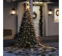 Berkfield Christmas Tree Light 320 Leds Warm White 375 Cm