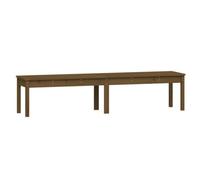 Berkfield Classic 2-Seater Garden Bench Honey Brown 203.5X44X45 Cm Solid Wood Pine