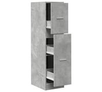 Berkfield Classic Apothecary Cabinet Concrete Grey 30X41X118 Cm Engineered Wood