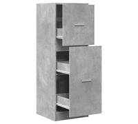 Berkfield Classic Apothecary Cabinet Concrete Grey 40X41X118 Cm Engineered Wood
