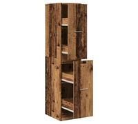 Berkfield Classic Apothecary Cabinet Old Wood 30X41X144.5 Cm Engineered Wood