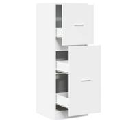 Berkfield Classic Apothecary Cabinet White 40X41X118 Cm Engineered Wood