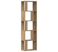 Berkfield Classic Book Cabinet Artisan Oak 45X24X159 Cm Engineered Wood