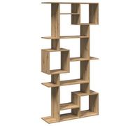 Berkfield Classic Book Cabinet Artisian Oak 92X29X188 Cm Engineered Wood