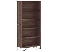 Berkfield Classic Book Cabinet Brown Oak 80X31X169 Cm Engineered Wood