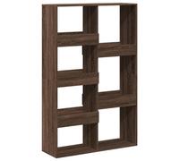 Berkfield Classic Bookcase Brown Oak 100X33X155.5 Cm Engineered Wood