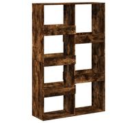 Berkfield Classic Bookcase Smoked Oak 100X33X155.5 Cm Engineered Wood
