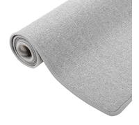 Berkfield Classic Carpet Runner Light Grey 80X400 Cm