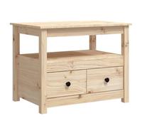 Berkfield Classic Coffee Table 71X49X55 Cm Solid Wood Pine