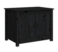 Berkfield Classic Coffee Table Black 71X49X55 Cm Solid Wood Pine