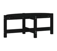 Berkfield Classic Coffee Table Black 87X48X35 Cm Solid Wood Pine