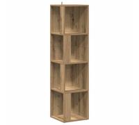 Berkfield Classic Corner Cabinet Artisan Oak 33X33X132 Cm Engineered Wood