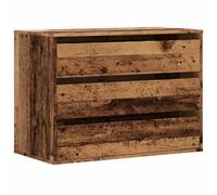 Berkfield Classic Corner Chest Of Drawers Old Wood 80X41X58 Cm Engineered Wood