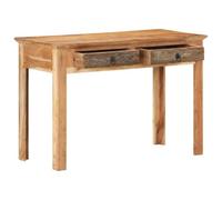 Berkfield Classic Desk 110X50X75 Cm Solid Reclaimed Wood