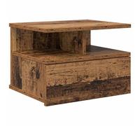 Berkfield Classic Floating Nightstand Old Wood 40X31X27 Cm Engineered Wood