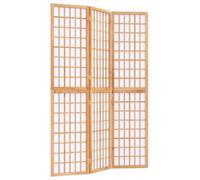 Berkfield Classic Folding 3-Panel Room Divider Japanese Style 120X170 Cm