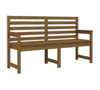 Berkfield Classic Garden Bench Honey Brown 159.5X48X91.5 Cm Solid Wood Pine