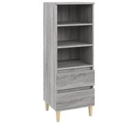 Berkfield Classic Highboard Grey Sonoma 40X36X110 Cm Engineered Wood