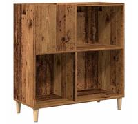 Berkfield Classic Record Cabinet Old Wood 84.5X38X89 Cm Engineered Wood