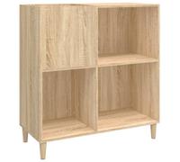 Berkfield Classic Record Cabinet Sonoma Oak 84.5X38X89 Cm Engineered Wood