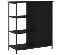 Berkfield Classic Sideboard Black 70X30X80 Cm Engineered Wood