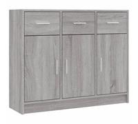 Berkfield Classic Sideboard Grey Sonoma 91X28X75 Cm Engineered Wood