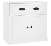 Berkfield Classic Sideboard White 70X35.5X67.5 Cm Engineered Wood