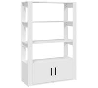 Berkfield Classic Sideboard White 80X30X119.5 Cm Engineered Wood