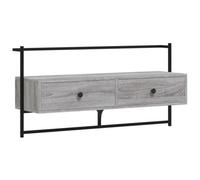 Berkfield Classic Tv Cabinet Wall-Mounted Grey Sonoma 100.5X30X51 Cm Engineered Wood