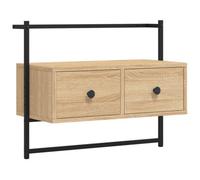 Berkfield Classic Tv Cabinet Wall-Mounted Sonoma Oak 60.5X30X51 Cm Engineered Wood