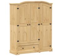 Berkfield Classic Wardrobe Corona 151.5X52X186 Cm Solid Wood Pine
