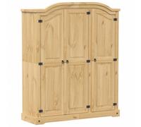 Berkfield Classic Wardrobe Corona 151.5X52X186 Cm Solid Wood Pine