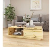 Berkfield Coffee Table 110X50X33.5 Cm Solid Firwood