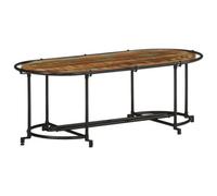 Berkfield Coffee Table 110X55X40 Cm Solid Wood Reclaimed