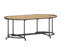 Berkfield Coffee Table 110X55X40 Cm Solid Wood Rough Mango