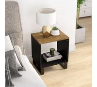 Berkfield Coffee Table 40X31X46 Cm Solid Wood Mango&engineered Wood