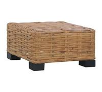 Berkfield Coffee Table 47X47X28 Cm Natural Rattan
