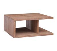 Berkfield Coffee Table 70X70X30 Cm Solid Teak Wood