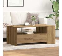 Berkfield Coffee Table - Artisan Oak - 102X55X43.5 Cm - Made Of Engineered Wood