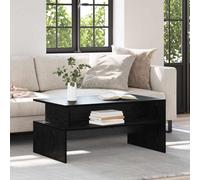 Berkfield Coffee Table Black Oak 90 X 55 X 42.5 Cm Engineered Wood