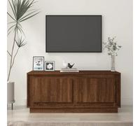 Berkfield Coffee Table Brown Oak 102X50X44 Cm Engineered Wood